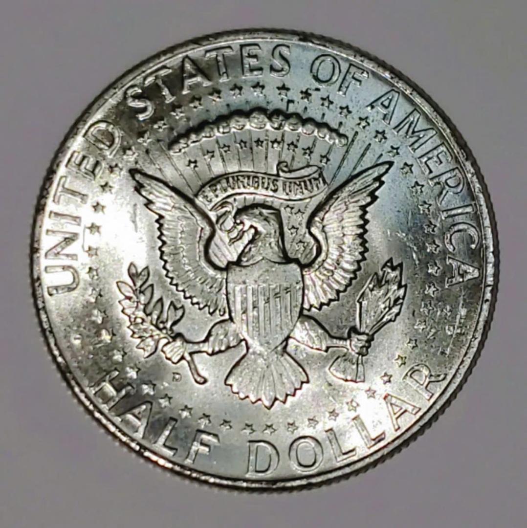 古銭旧貨幣　USA 1964 リバティケネディ銀90% アメリカ 1964-D 90％銀 ケネディ半ドル 未流通 UNC 美品 - メルカリ