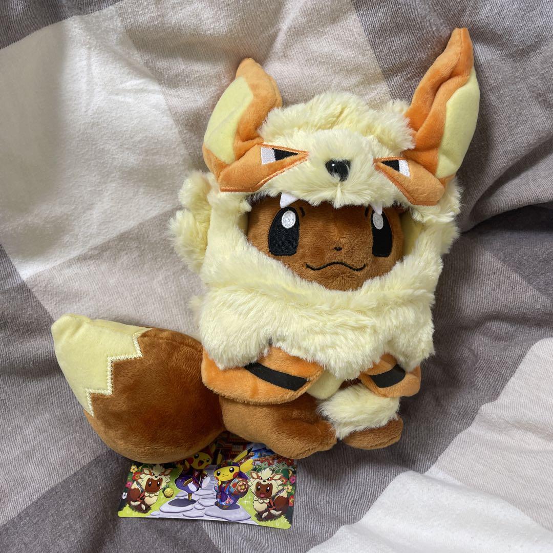 ウィンディポンチョのイーブイ　ノーマル　ぬいぐるみ　ポケモンセンター　沖縄　限定 ウィンディポンチョのイーブイ ノーマル ぬいぐるみ ポケモン
