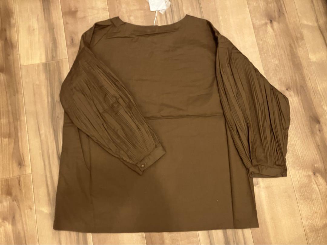 新品タグ付き！イチ　i c h i Volume Pintuck Blouse