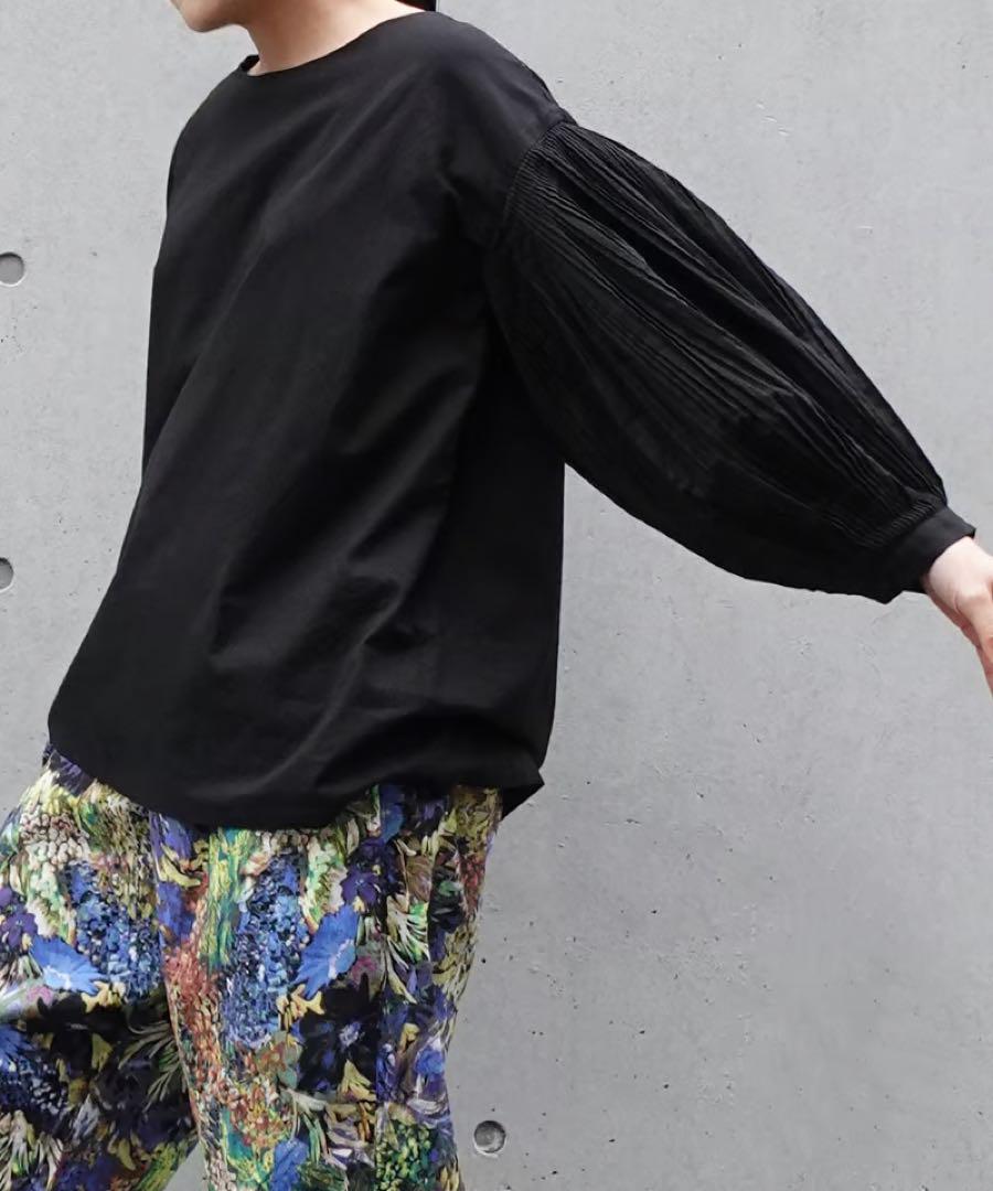 新品タグ付き！イチ　i c h i Volume Pintuck Blouse