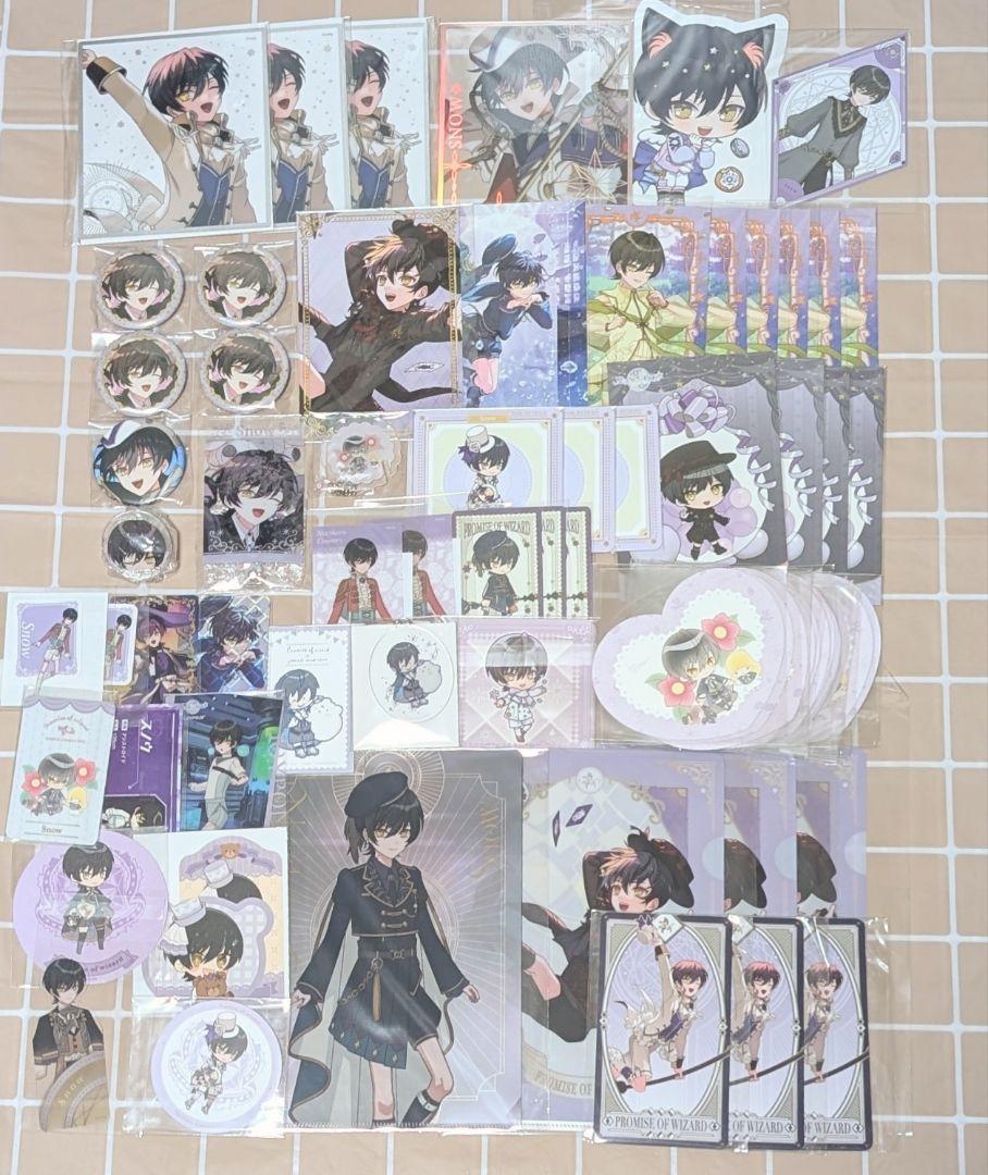 魔法使いの約束　まほやく　スノウ　色紙　缶バッジ　ポスカ　コースター