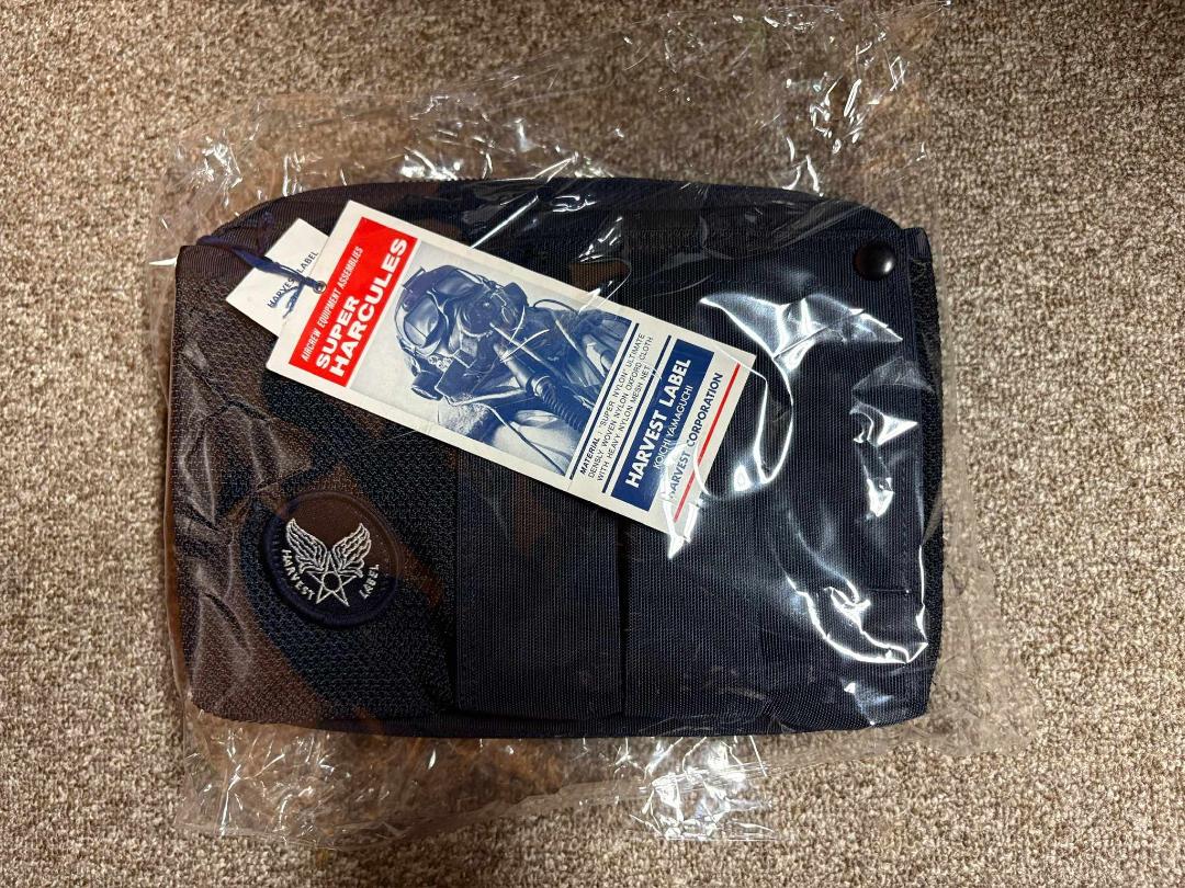 新品☆ハーヴェストレーベル☆ ミニショルダー☆エアフォースブルー