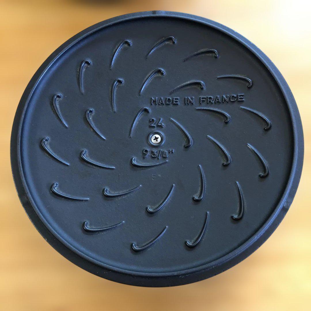 STAUB 両手鍋 24cm グレー