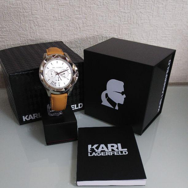 【appon】新品！カールラガーフェルド☆腕時計ゴールド × シルバー 新品！KARL LAGERFELD カールラガーフェルド ☆ 腕時計