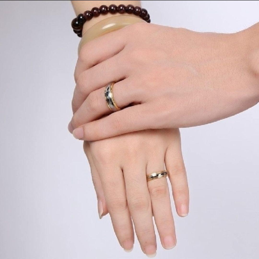 A32 ペアリング 結婚指輪 タングステン ゴールド レディース