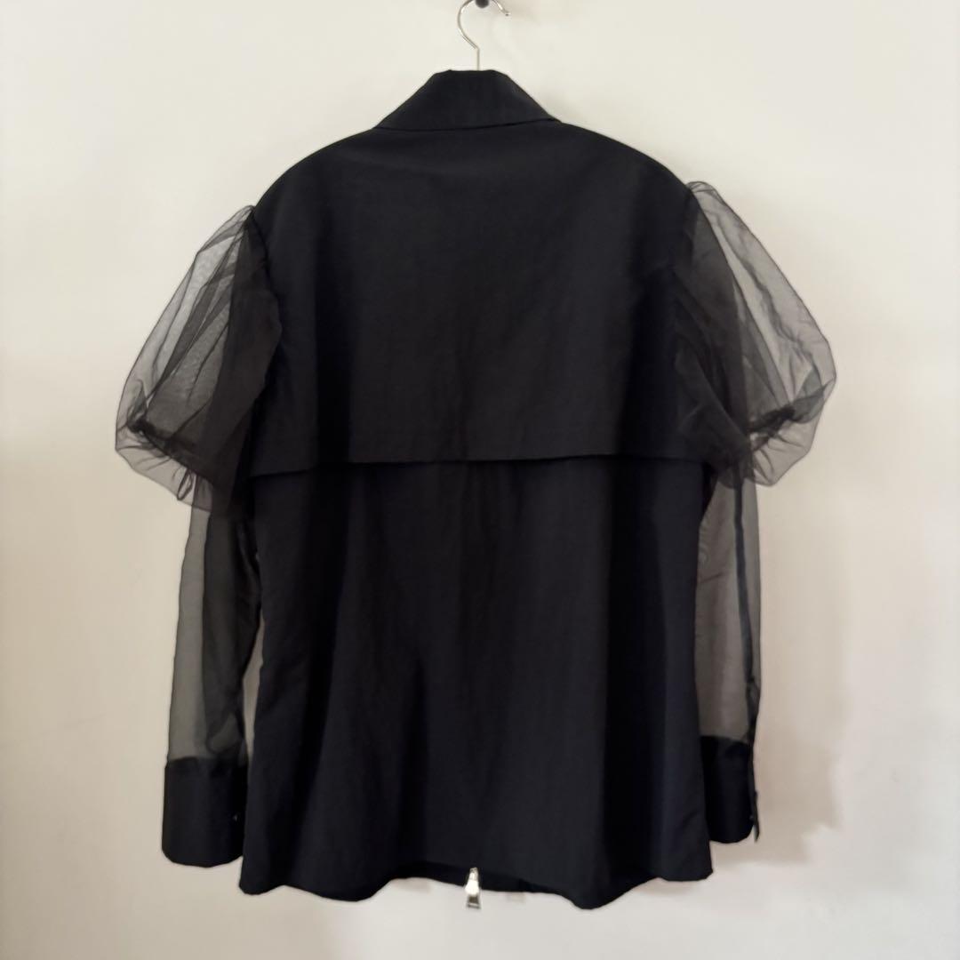 専用　united tokyo シースルー袖ジッパーシャツ