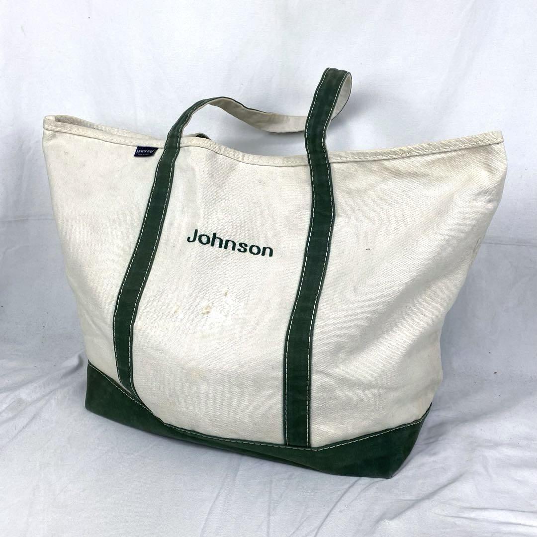 90s LANDSEND キャンバストートバッグ アメリカ製 ランズエンド 90s USA製 LANDS'ENDランズエンド キャンバス トートバッグ 紺