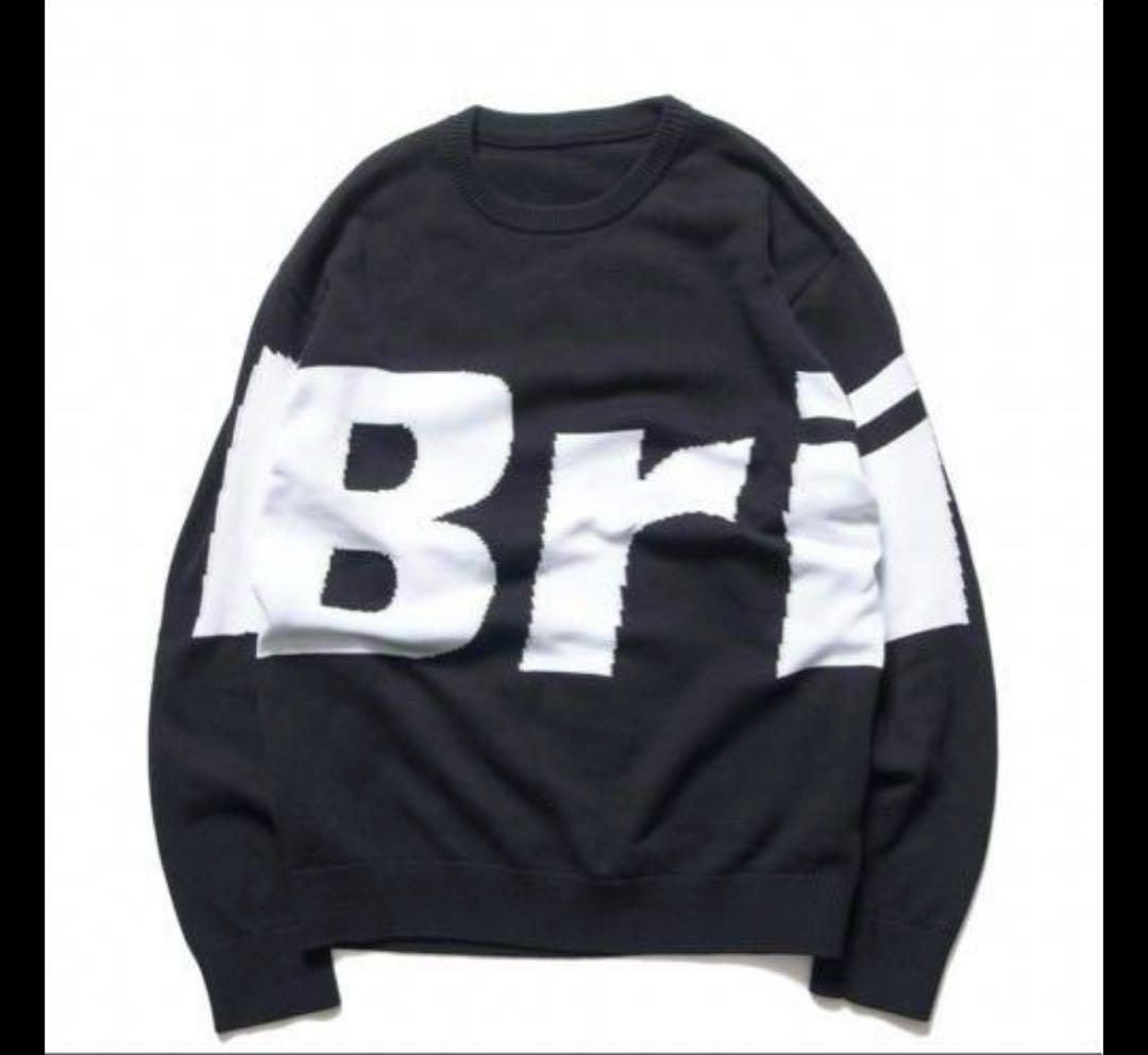 BIG LOGO CREWNECK KNIT fcrb 23aw ニット　S