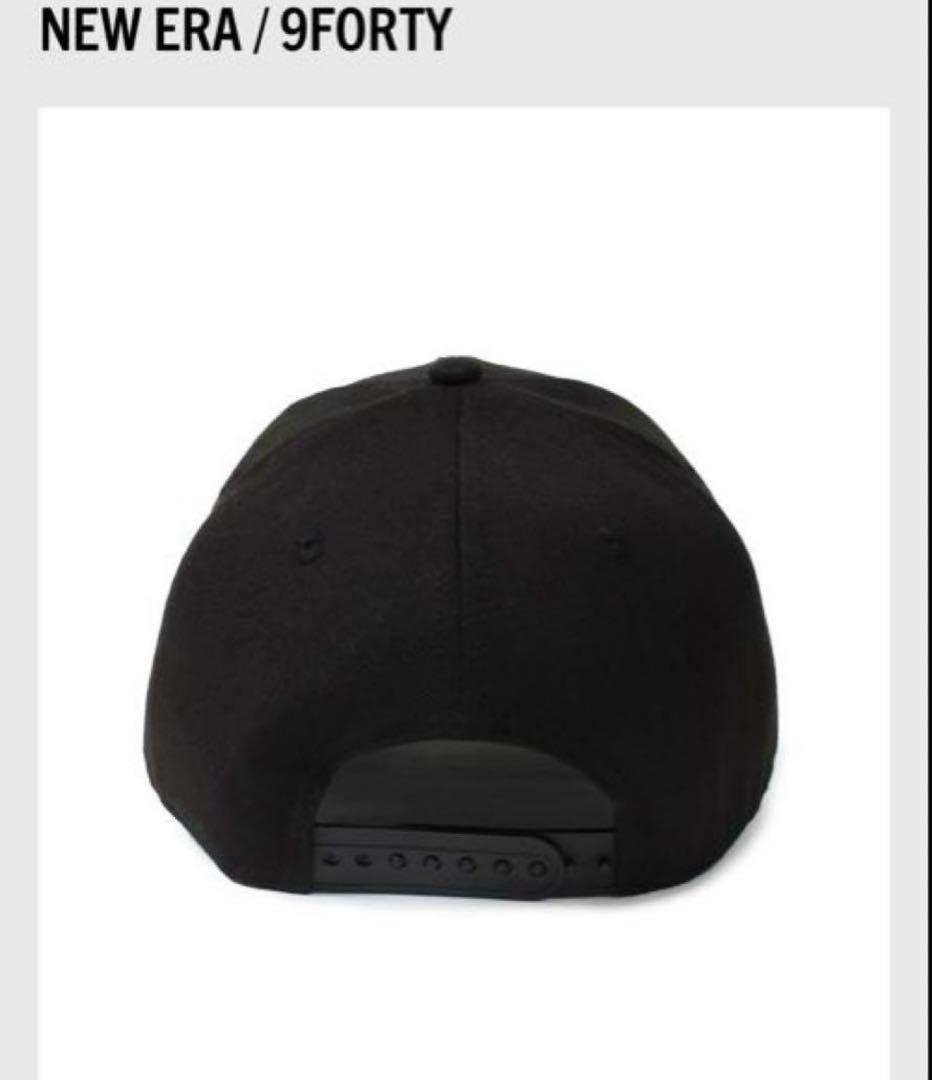 帽子 WACKO MARIA NEW ERA 9FORTY / CAP BLACK