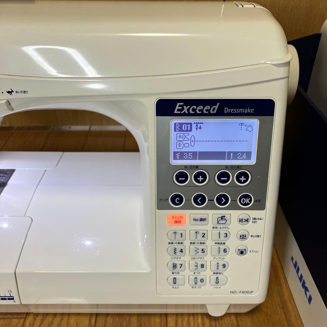 JUKI ミシン エクシード ドレス メイク 家庭用 HZL-F400JP JUKI ミシン エクシード ドレス メイク 家庭用 HZL-F400JP
