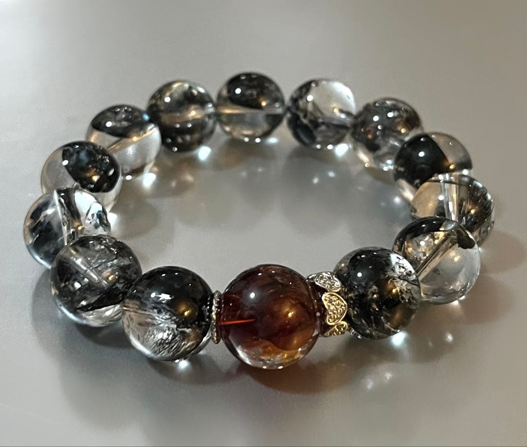 土日 エレスチャル ライモナイト デザインブレスレット