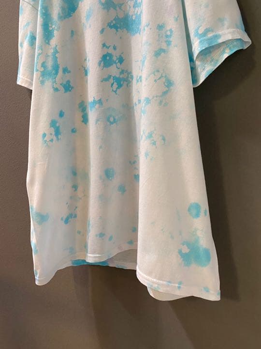 古着 ビンテージ タイダイ 染め Tシャツ 青空 雲 Sky ホワイト 水色