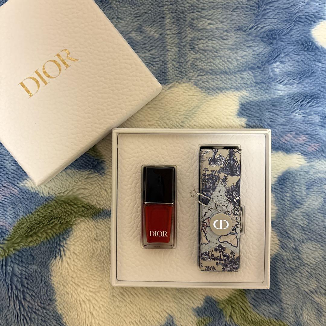 Dior ネイルポリッシュとリップスティック、リップケース セット