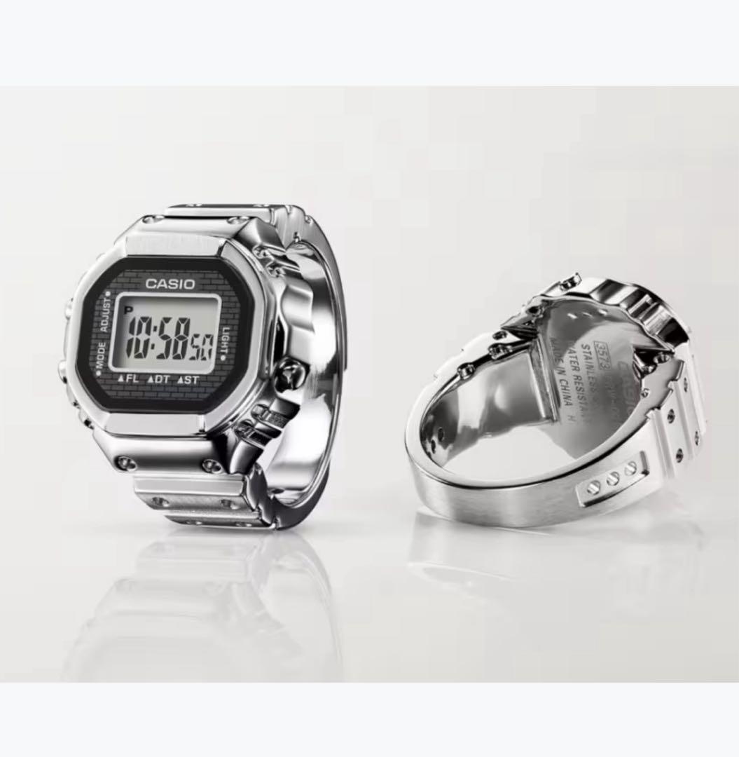 国内正規品・新品未使用　タグ付きCASIO リングウォッチCRW-001-1JR