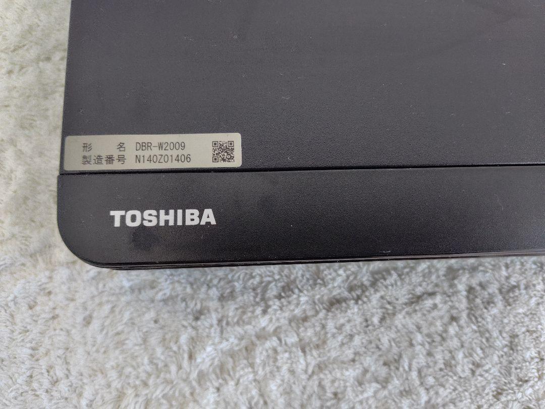 東芝 ブルーレイディスクレコーダー DBR-W2009 リモコン 説明書