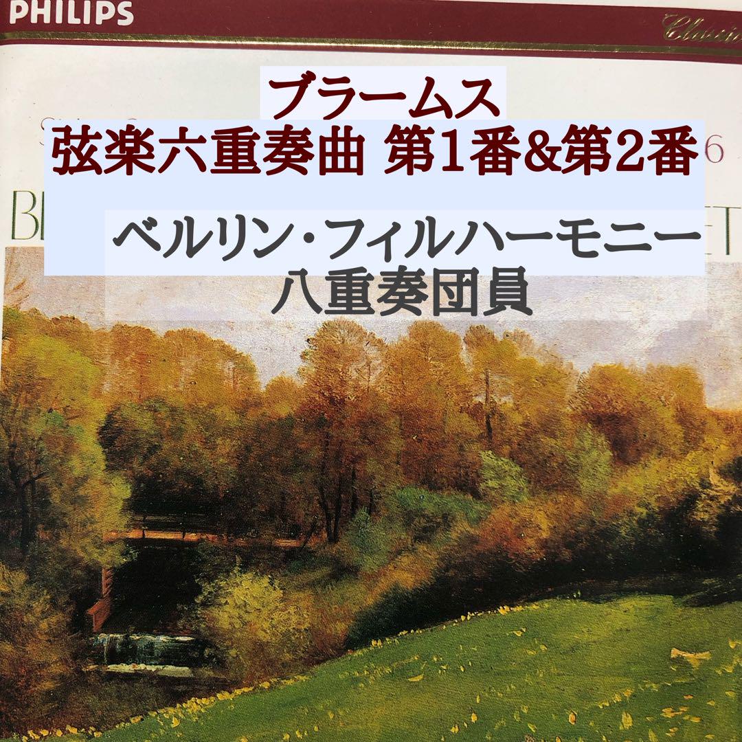 ベルリン・フィル八重奏団員□ブラームス 弦楽六重奏曲第1番& 第