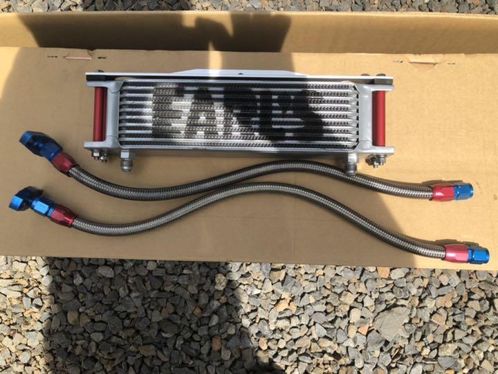 たけし様☆CBX550のアールズ製オイルクーラー