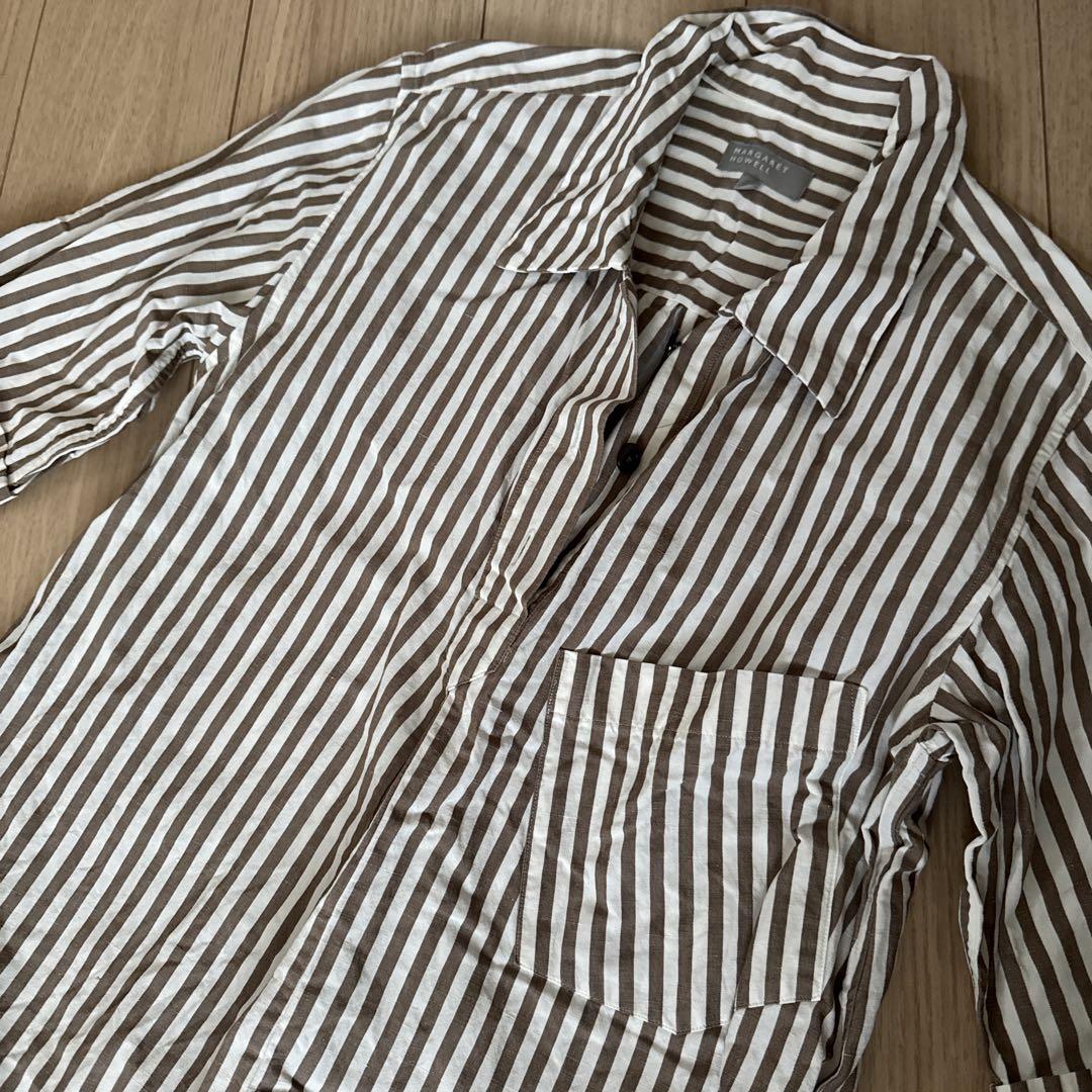 MARGARET HOWELL シャツワンピース 長袖　　本日まで