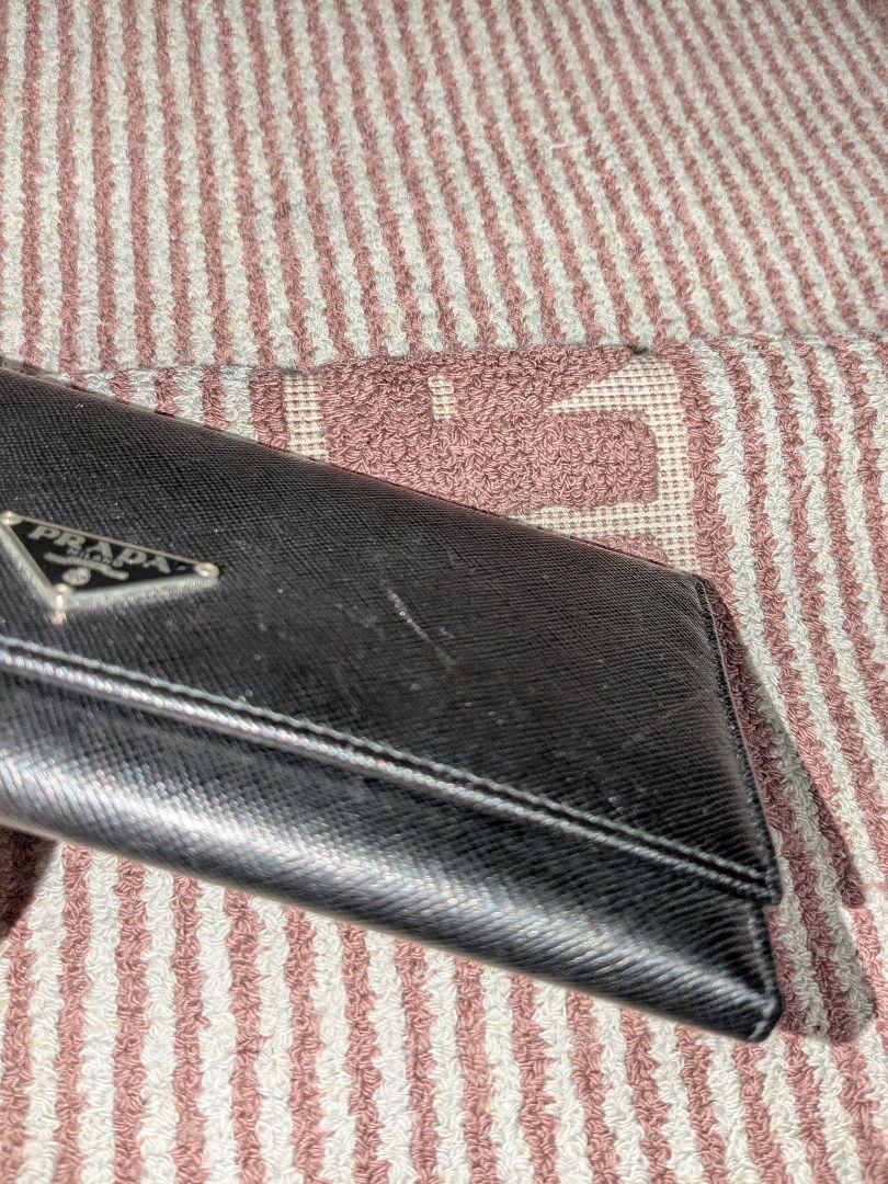 【 美品】PRADA サフィアーノレザー 財布　長財布　プラダ　箱付き