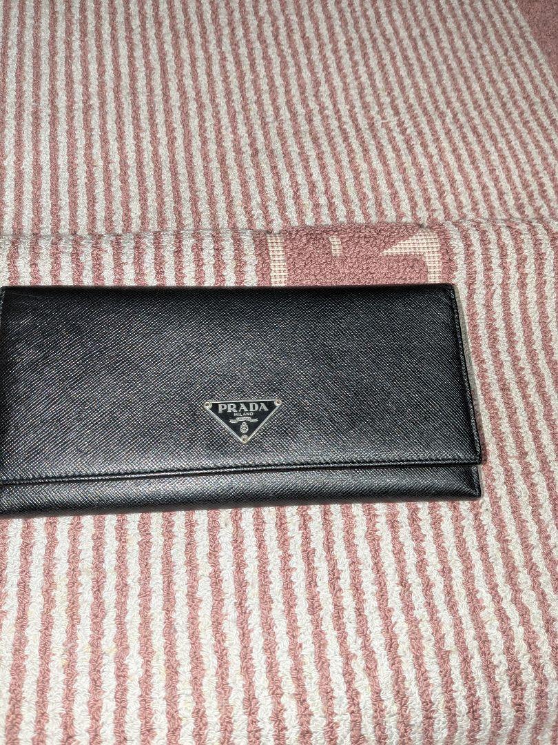 【 美品】PRADA サフィアーノレザー 財布　長財布　プラダ　箱付き