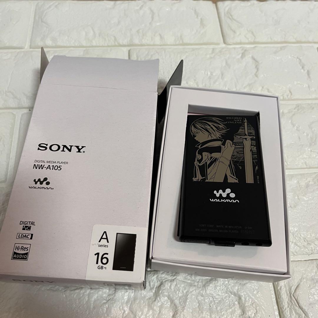 SONY ウォークマン　NW-A105 SAO ソードアートオンライン　キリト