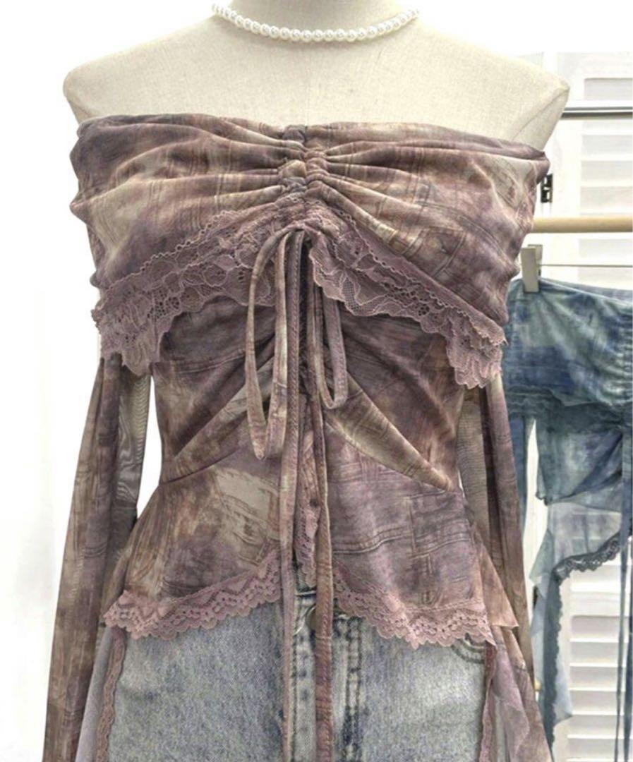 ♡新品✨y2k 姫ギャル ゴスロリ 平成ギャル フェアリー ふりふり