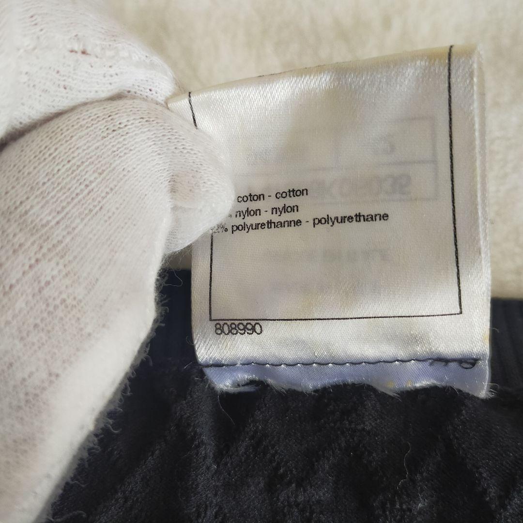 さ*ん様 シャネル CHANEL カットソー 黒 ココマーク ボタン付き 42
