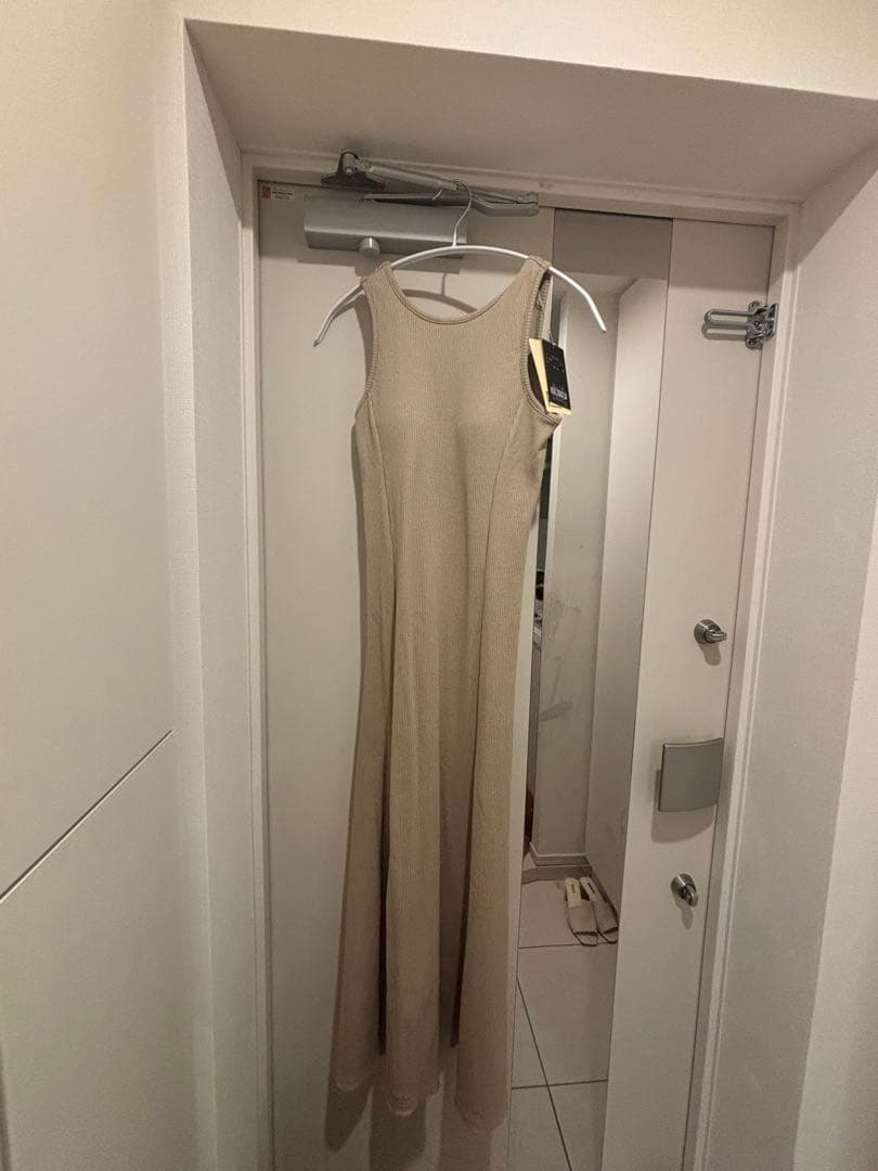 【OUR WACOAL×anuans】カップインマーメイドリブカットワンピース 【OUR WACOAL×anuans】カップインマーメイドリブカットワンピース