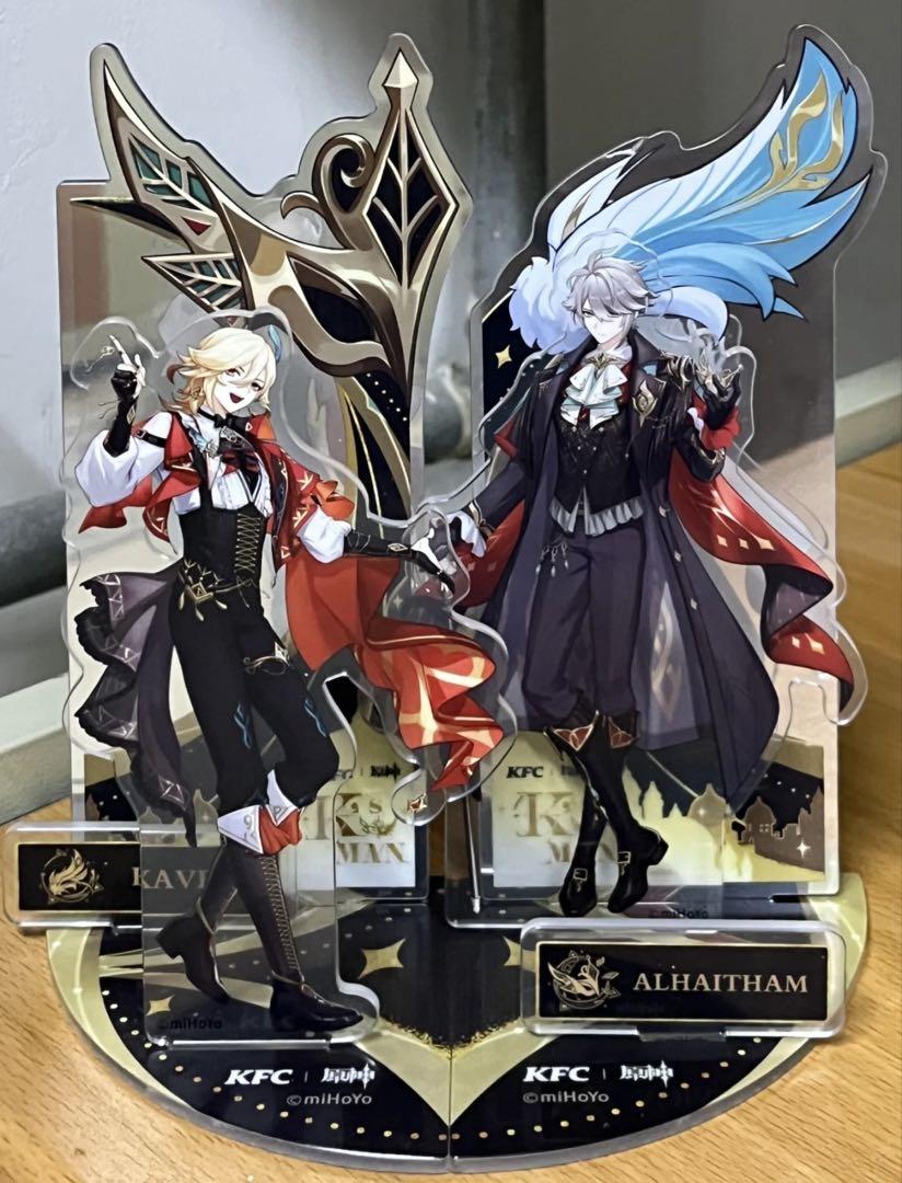 原神 カーヴェ アルハイゼン アクリルスタンド ケンタッキーコラボ 六点セット 原神】カーヴェ アルハイゼン アクリルスタンド ケンタッキー