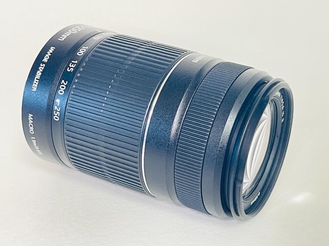 極美品☆キャノン EF-S 55-250mm IS II☆手ブレ補正付望遠レンズ