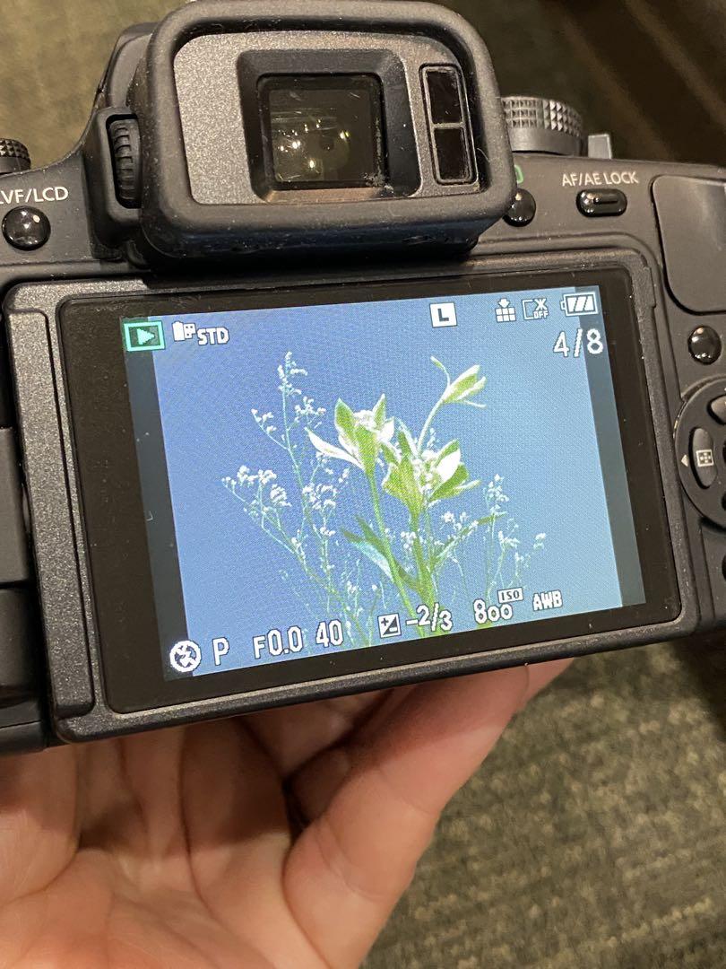 LUMIX GH1 ミラーレス Nikon 80-200㍉　アダプター付　動作品