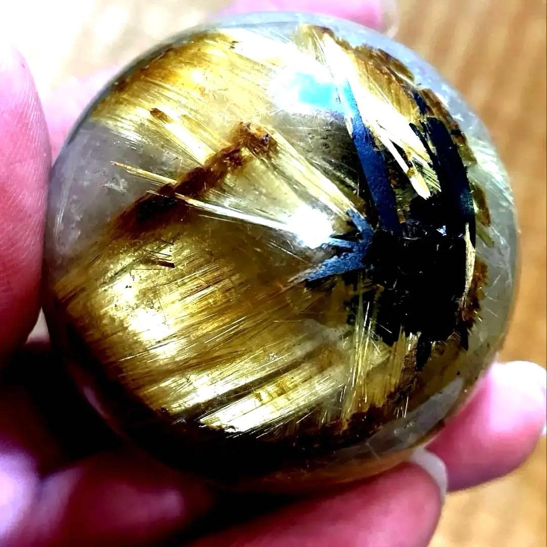 超絶綺麗✨48mm ゴールドタイチンルチルクォーツ 丸玉 スフィア 金針水晶 超絶綺麗✨48mm ゴールドタイチンルチルクォーツ 丸玉 スフィア 金針水晶
