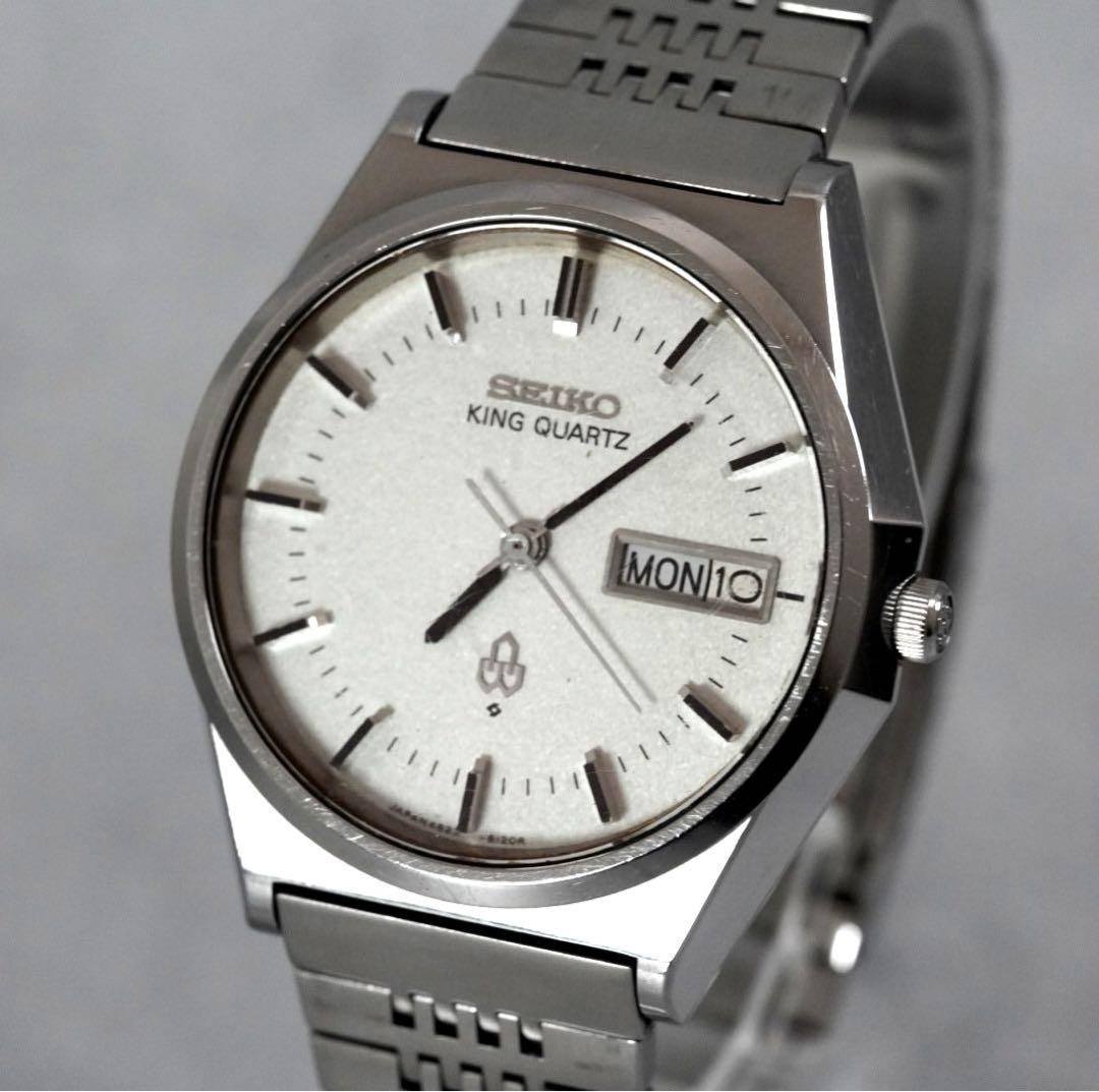 SEIKO セイコー キングクォーツ デイデイト ラウンド 腕時計