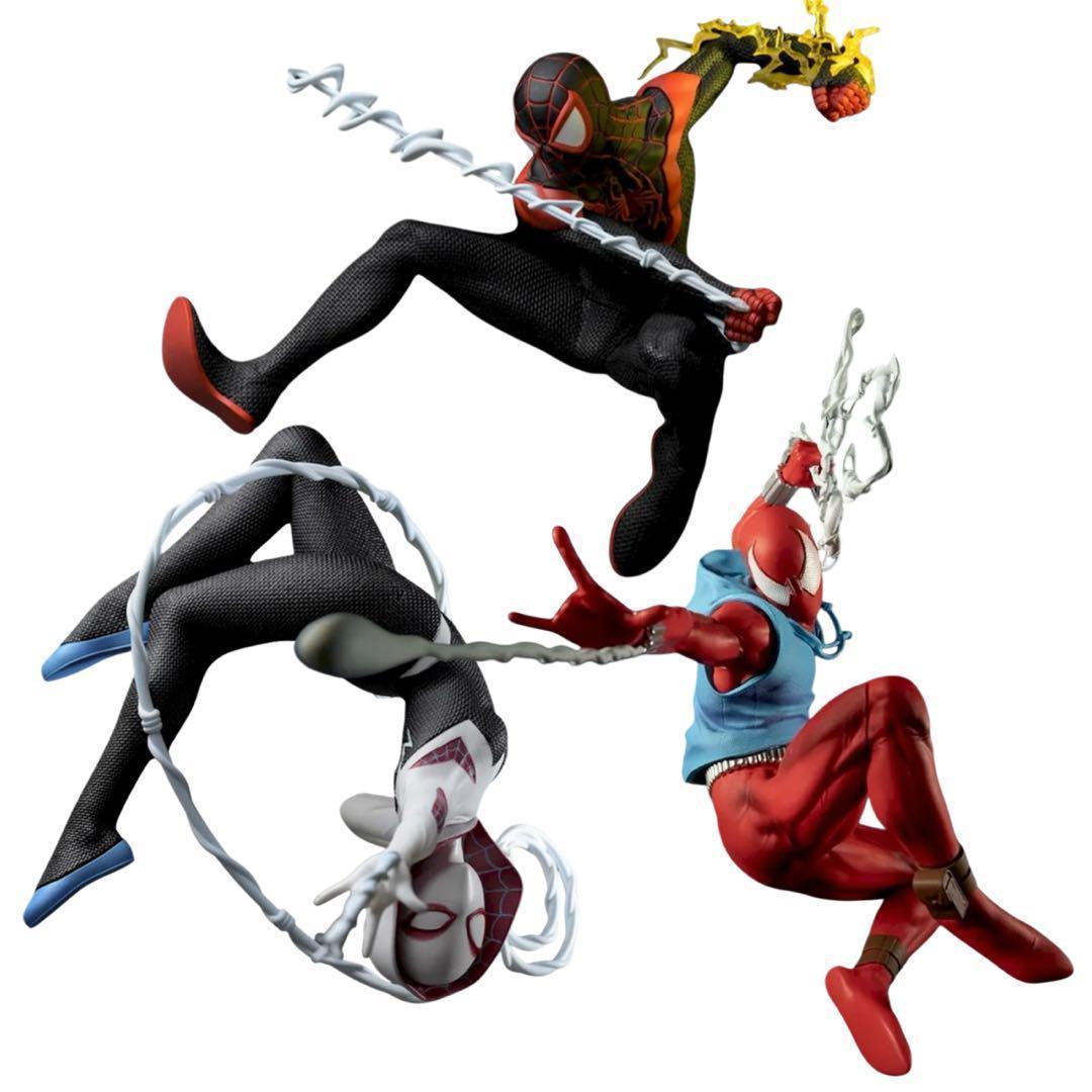 【新品未開封】MARVEL スパイダーマン フィギュア3体セット MARVEL スパイダーマン フィギュア3体セット