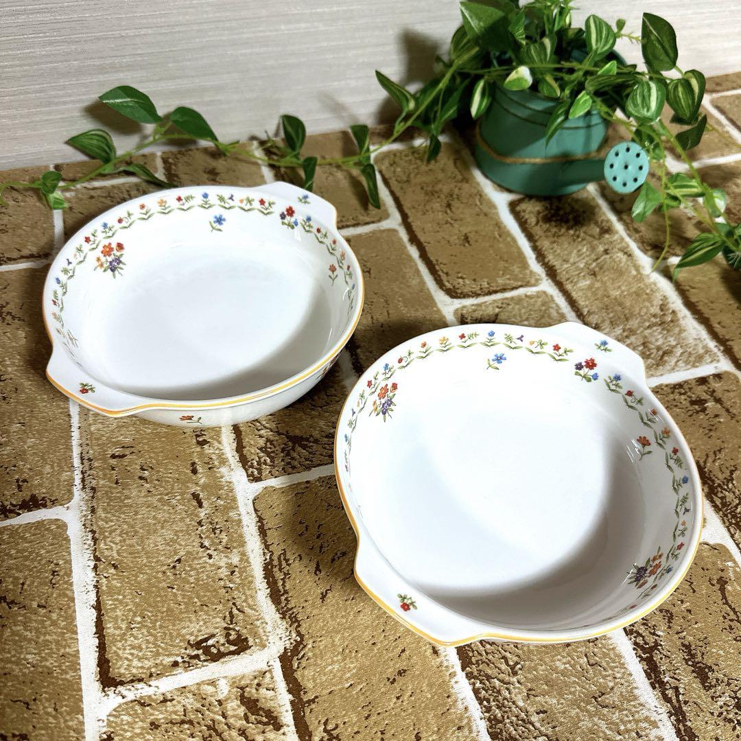 Noritake ノリタケ グラタン皿 2枚 TRUE LOVE トゥルーラブ
