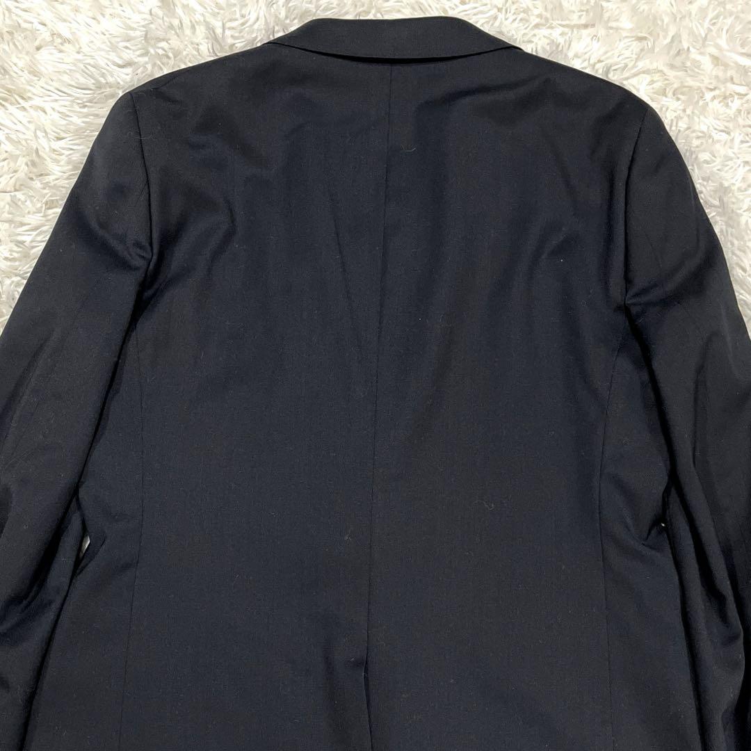 スーツセレクト セットアップ 黒 2B シングルスーツ ストレッチ