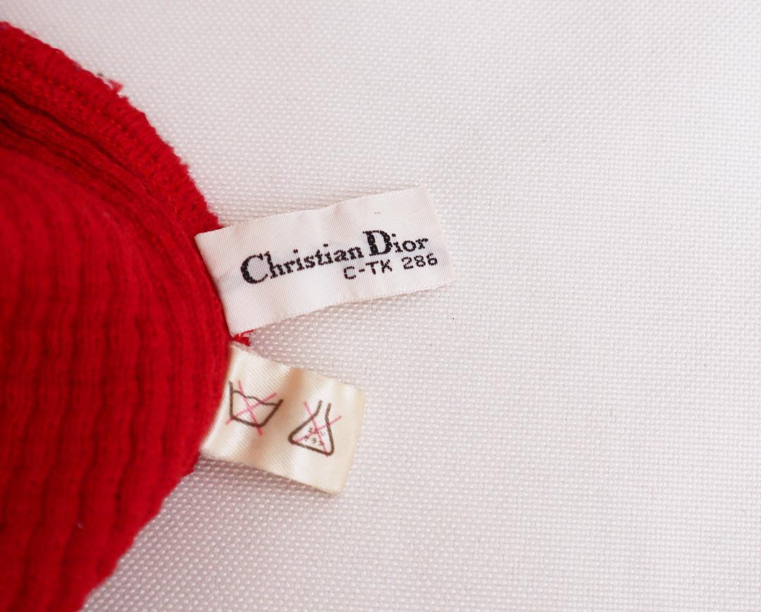 Dior】CHRISTIAN DIOR ショートスリーブ セーター ホワイト