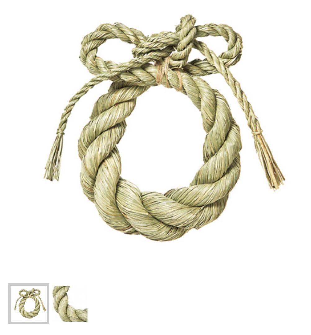 しめ縄 Φ22CM×L25cmリース土台