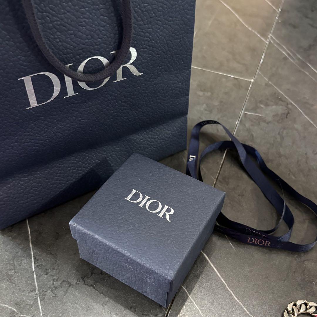 christian dior チェーン　ネックレス　ラインストーン　現行