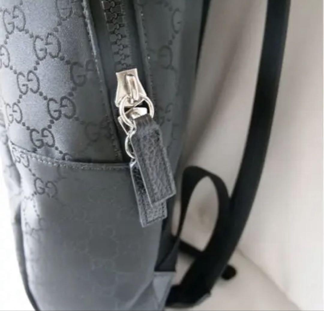 GUCCI リュック バックパック GG柄 ナイロン ブラック