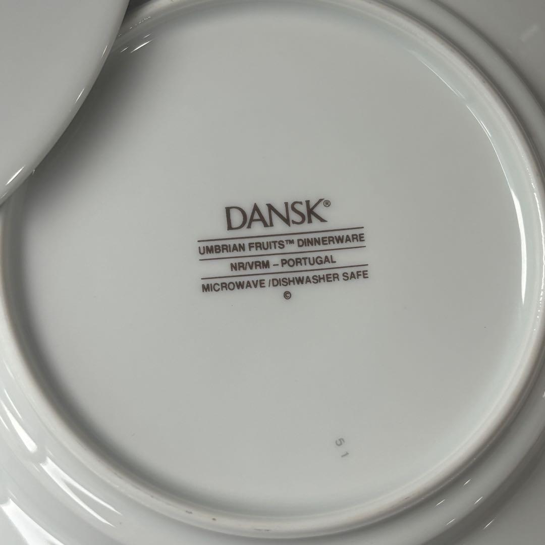 未使用　ダンスク　アンブリアンフルーツ　プレート5枚　19cm DANSK