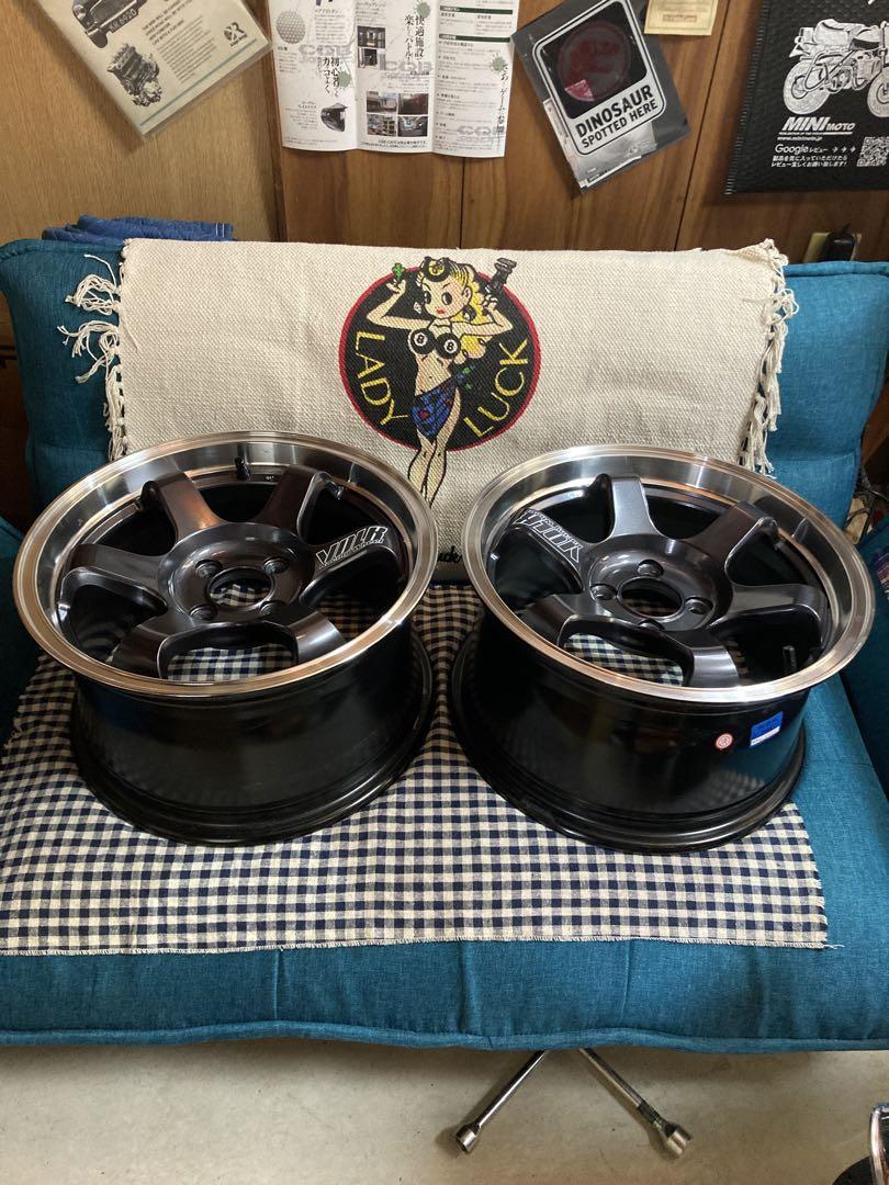 ❶volkracing TE37風 15インチ8j +30 ロードスター他