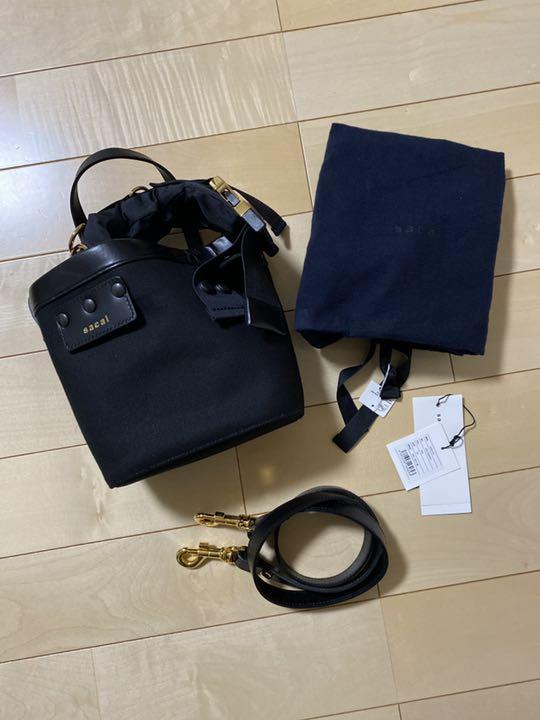 30159円 上等 sacai ハイブリッドマルシェマイクロ キャンバスバッグ 未使用品