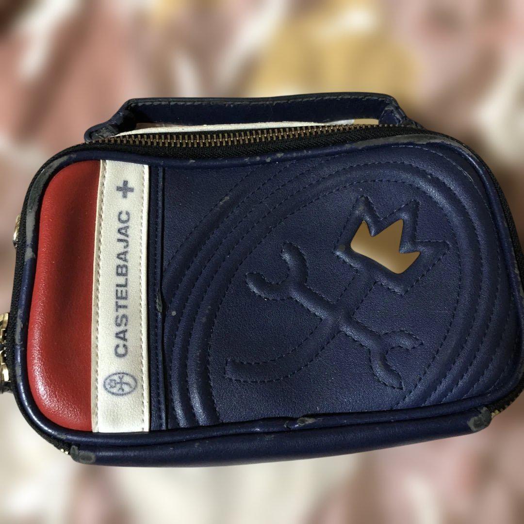 ⭐️新品タグ付⭐️カステルバジャック CASTELBAJAC バッグ　ネイビー CASTELBAJAC ショルダーバッグ ネイビー/レッド カステル