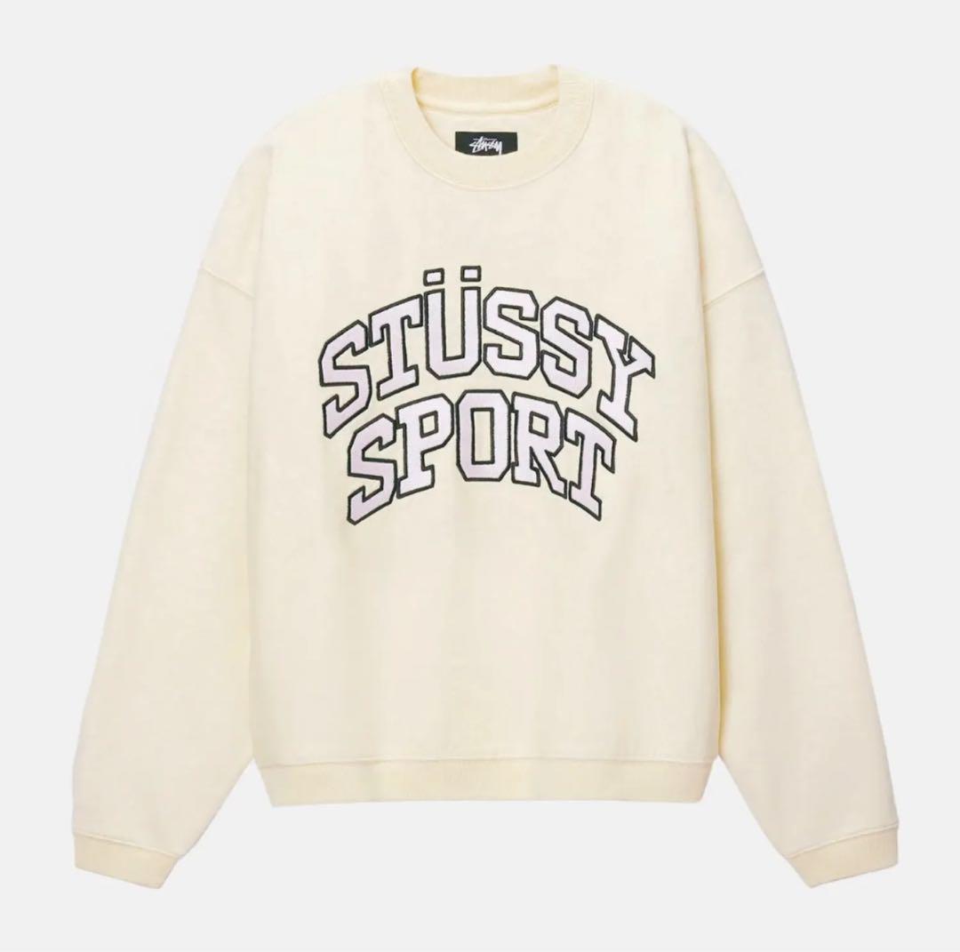 STÜSSY SPORTS スウェット L ivory