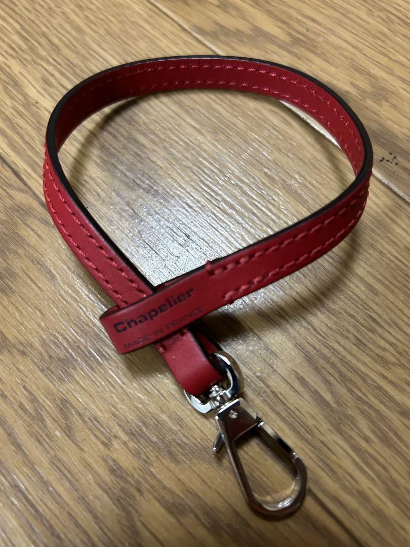 エルベシャプリエ 1660L ルージュ ストラップ 美品