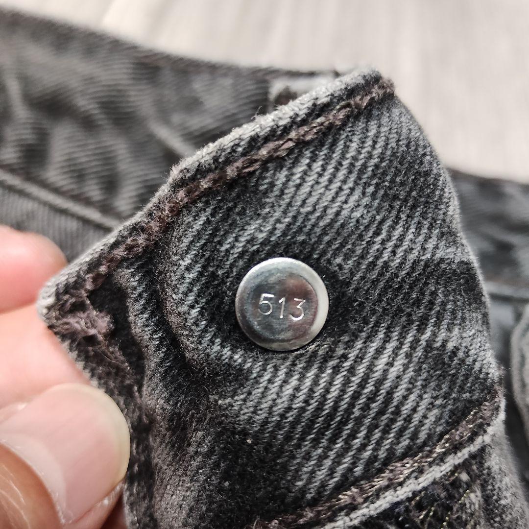 levis usa製 リーバイス 505 デニム サルファブラック 後染め