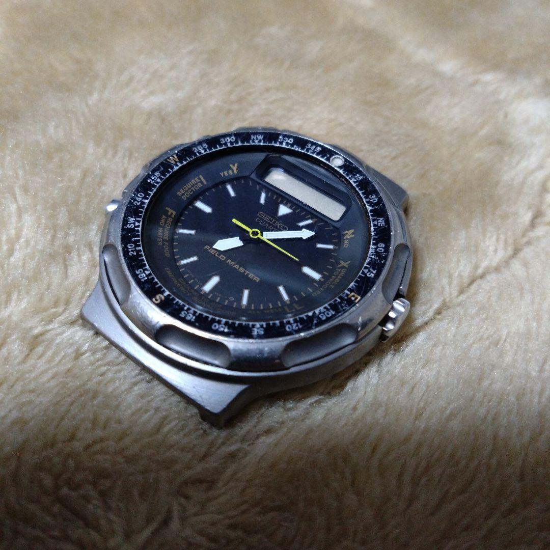 SEIKO フィールドマスター H558-5020 チタン 黒文字盤
