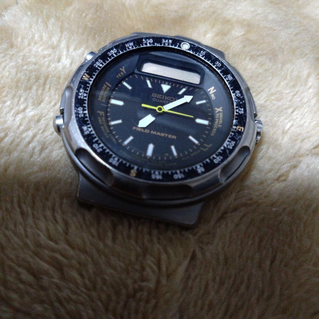 SEIKO フィールドマスター H558-5020 チタン 黒文字盤
