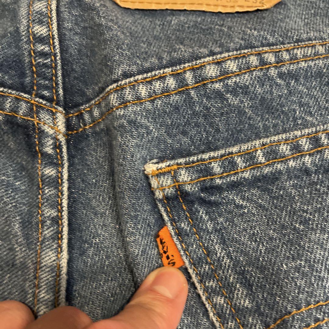 90-00's Levi's 505 オレンジタブ！ ストレート デニムパンツ